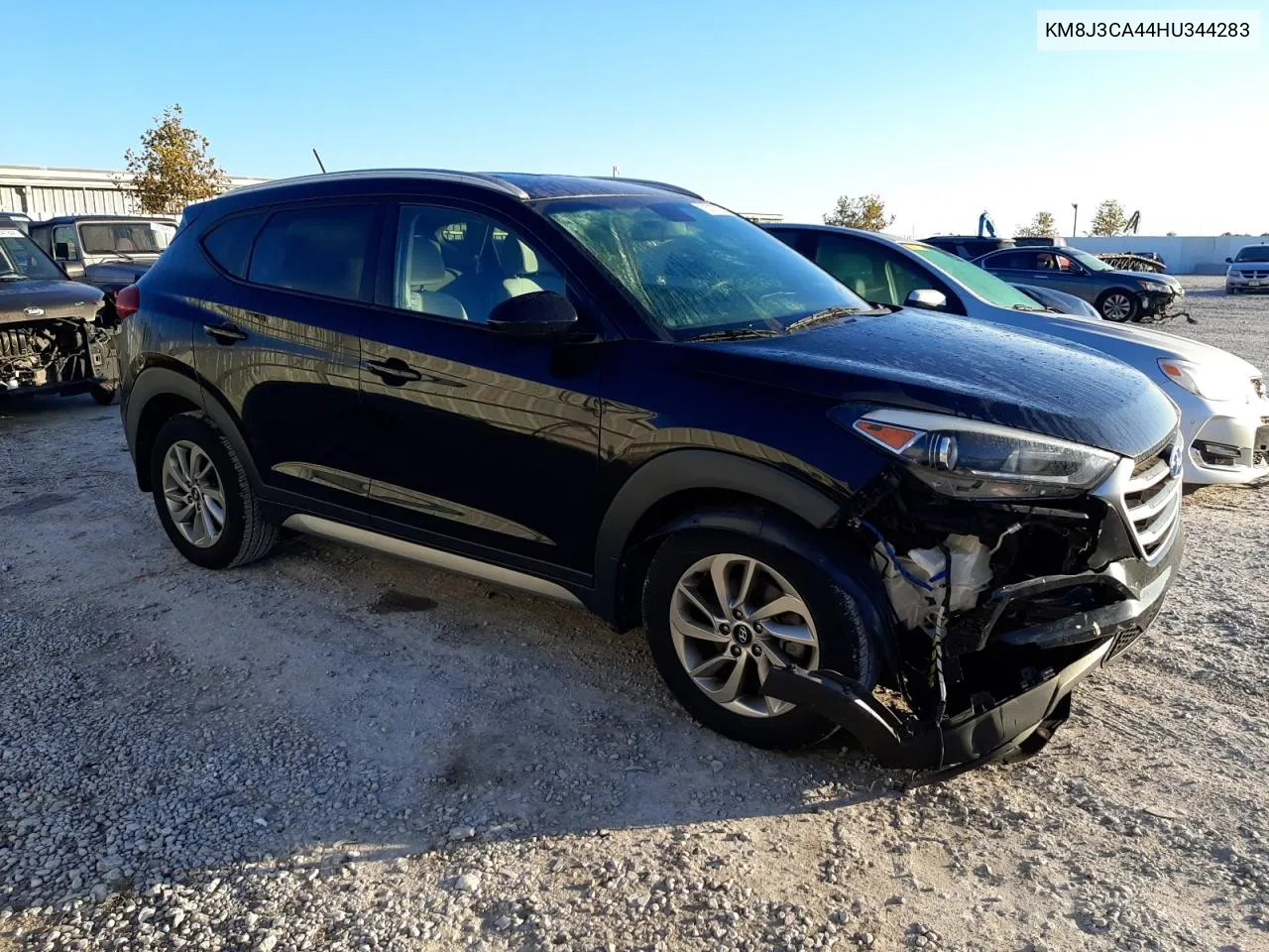 2017 Hyundai Tucson Limited VIN: KM8J3CA44HU344283 Lot: 73319724