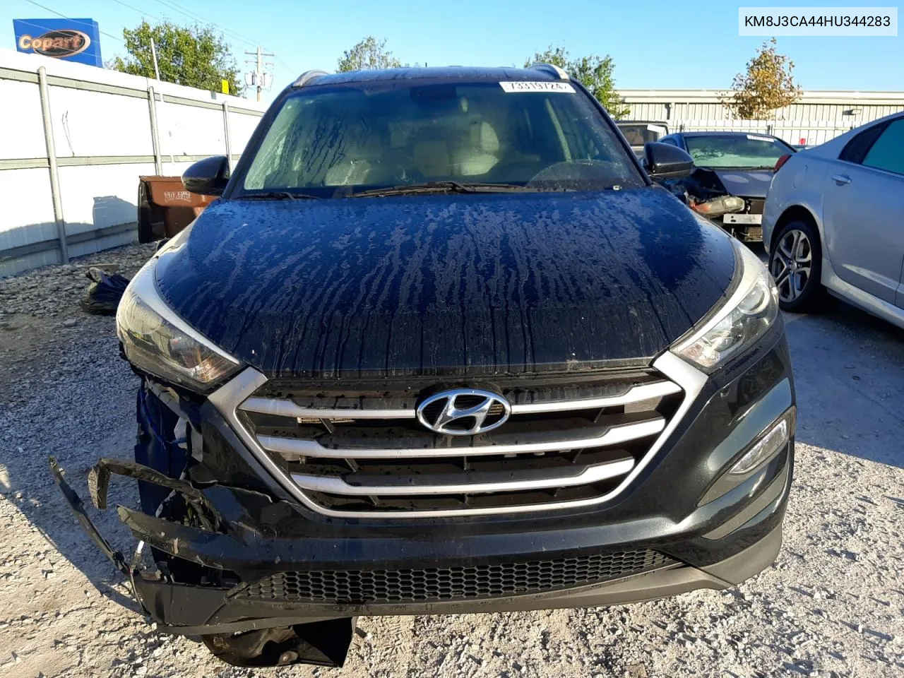 2017 Hyundai Tucson Limited VIN: KM8J3CA44HU344283 Lot: 73319724