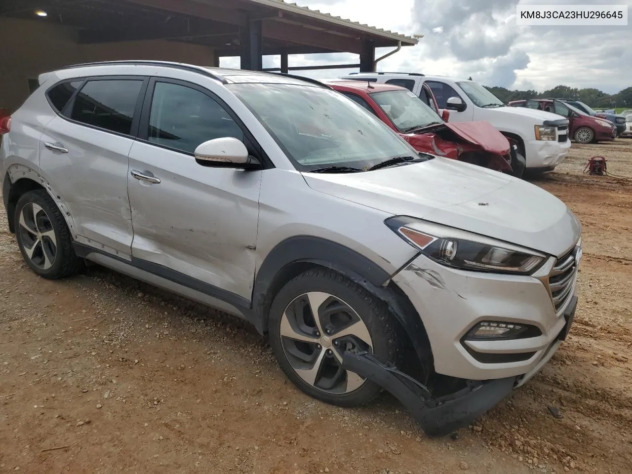 2017 Hyundai Tucson Limited VIN: KM8J3CA23HU296645 Lot: 73436574