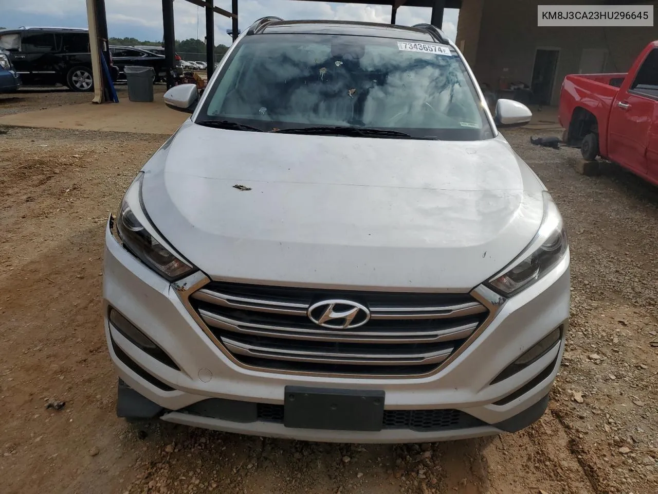 2017 Hyundai Tucson Limited VIN: KM8J3CA23HU296645 Lot: 73436574