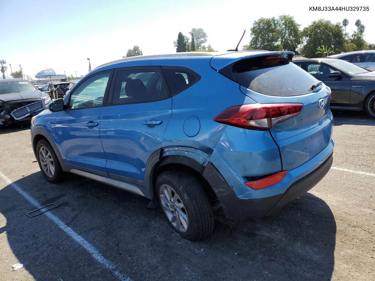 2017 Hyundai Tucson Limited VIN: KM8J33A44HU329735 Lot: 73609834