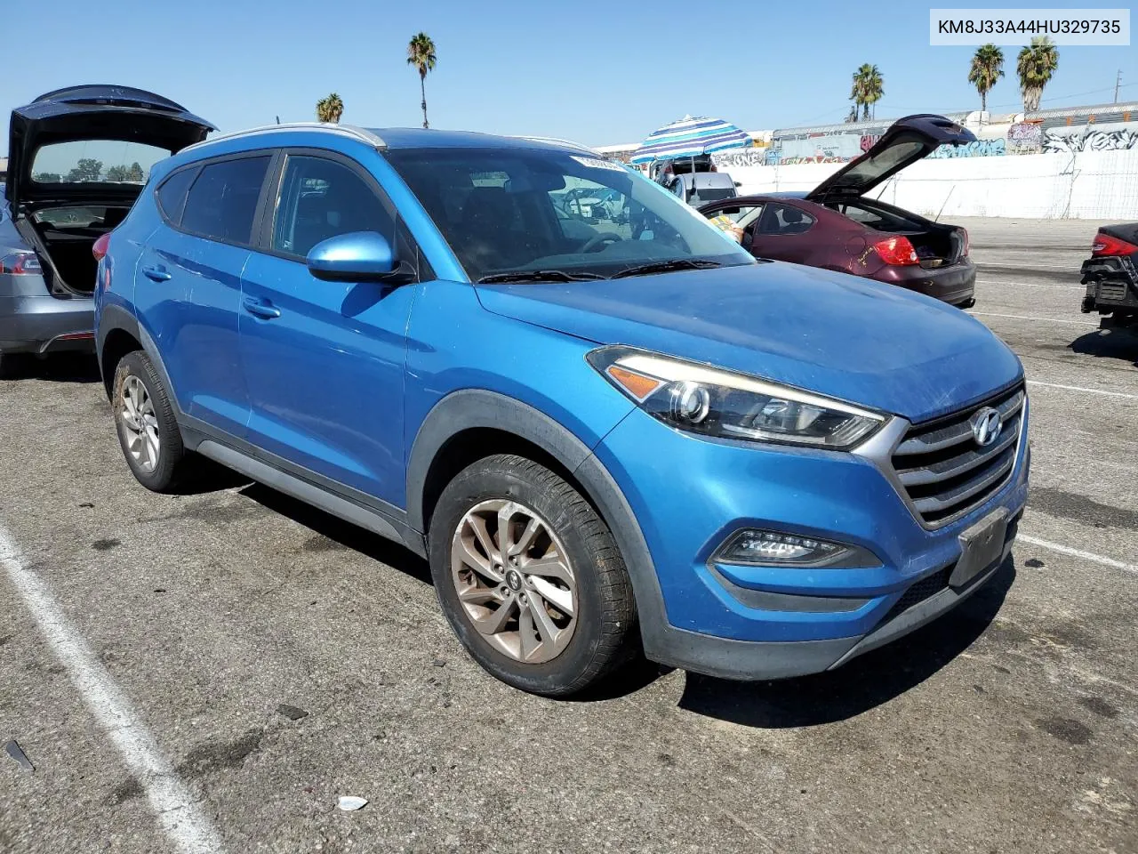 2017 Hyundai Tucson Limited VIN: KM8J33A44HU329735 Lot: 73609834