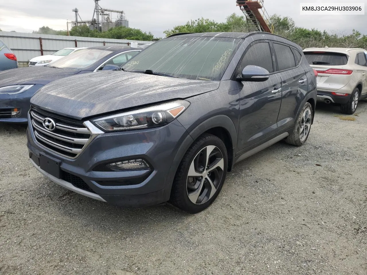 2017 Hyundai Tucson Limited VIN: KM8J3CA29HU303906 Lot: 73875954