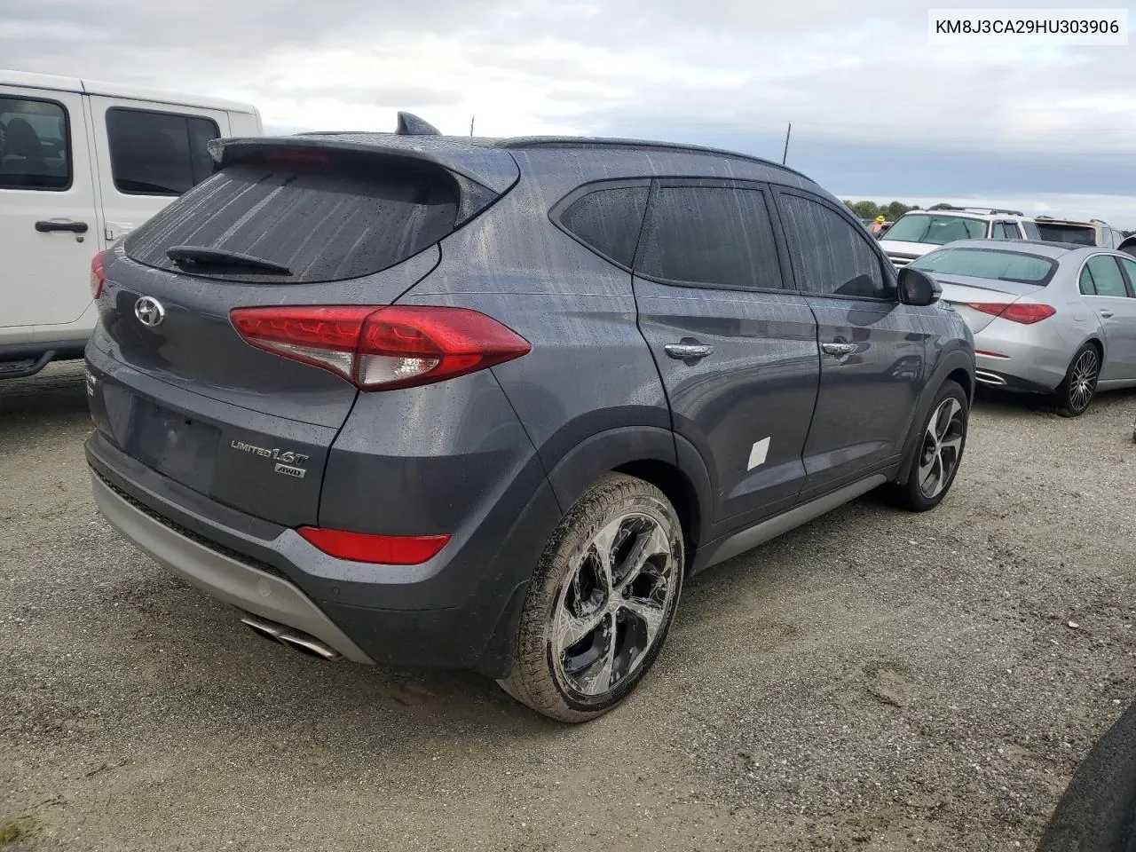 2017 Hyundai Tucson Limited VIN: KM8J3CA29HU303906 Lot: 73875954