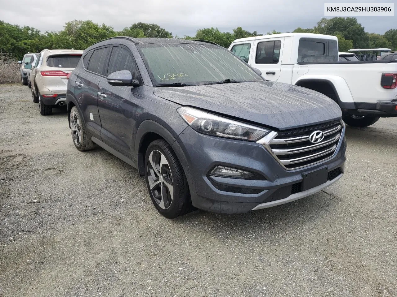 2017 Hyundai Tucson Limited VIN: KM8J3CA29HU303906 Lot: 73875954