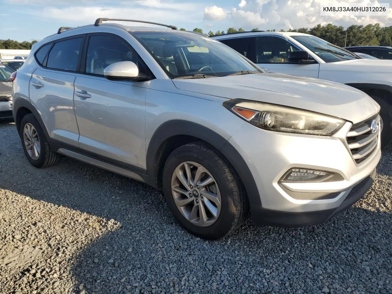 2017 Hyundai Tucson Limited VIN: KM8J33A40HU312026 Lot: 73944124