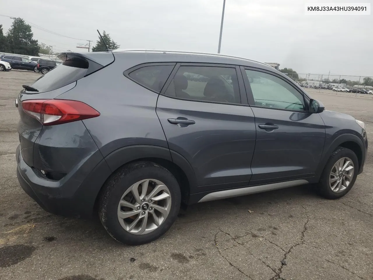 2017 Hyundai Tucson Limited VIN: KM8J33A43HU394091 Lot: 74012174