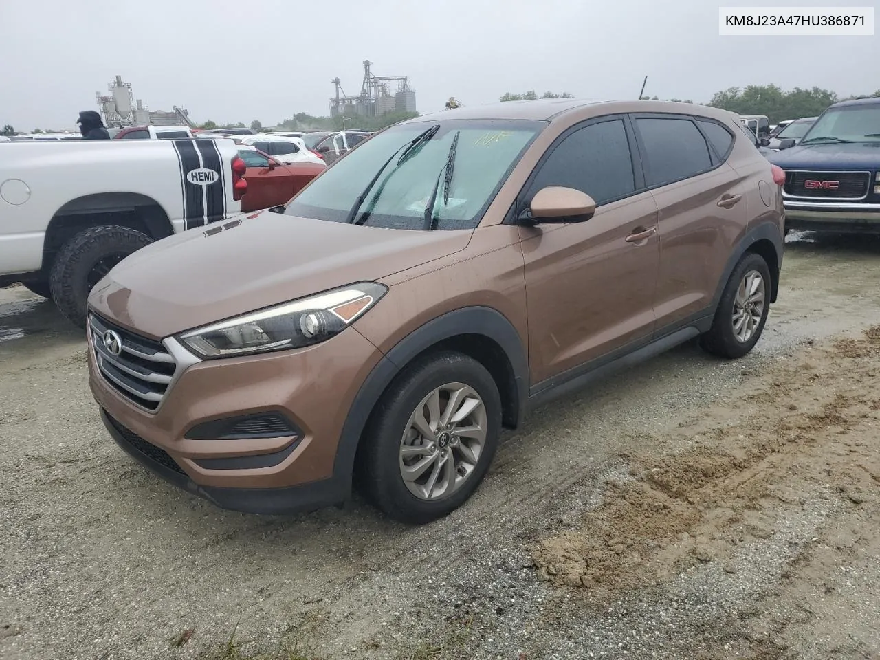 2017 Hyundai Tucson Se VIN: KM8J23A47HU386871 Lot: 74036264