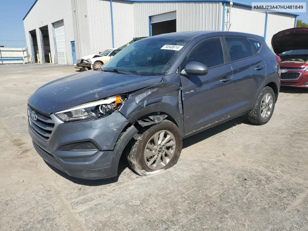 2017 Hyundai Tucson Se VIN: KM8J23A47HU481849 Lot: 74048614