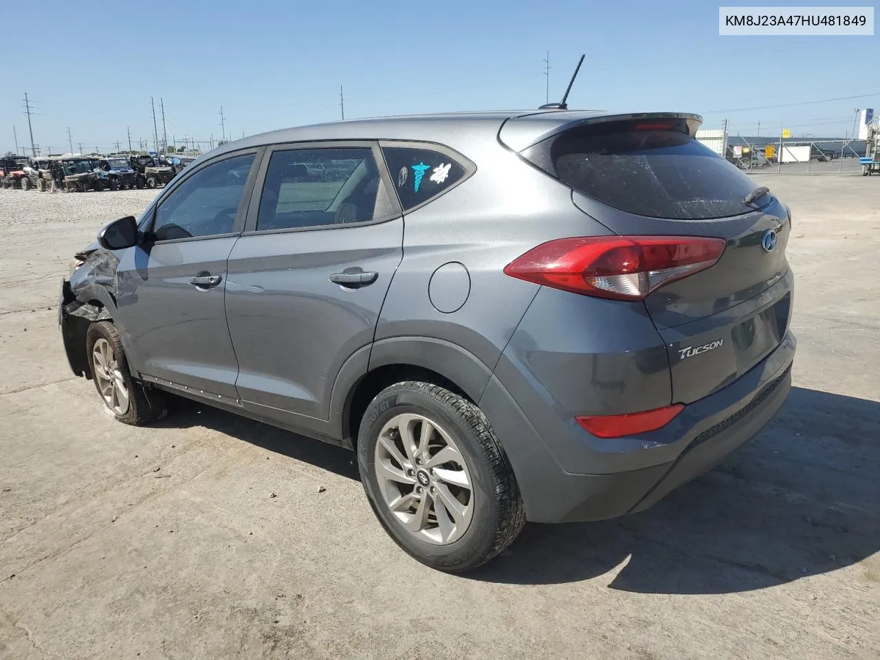 2017 Hyundai Tucson Se VIN: KM8J23A47HU481849 Lot: 74048614