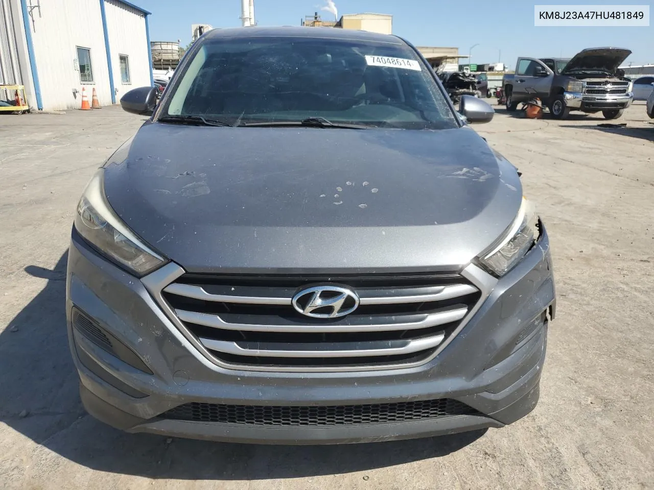 2017 Hyundai Tucson Se VIN: KM8J23A47HU481849 Lot: 74048614