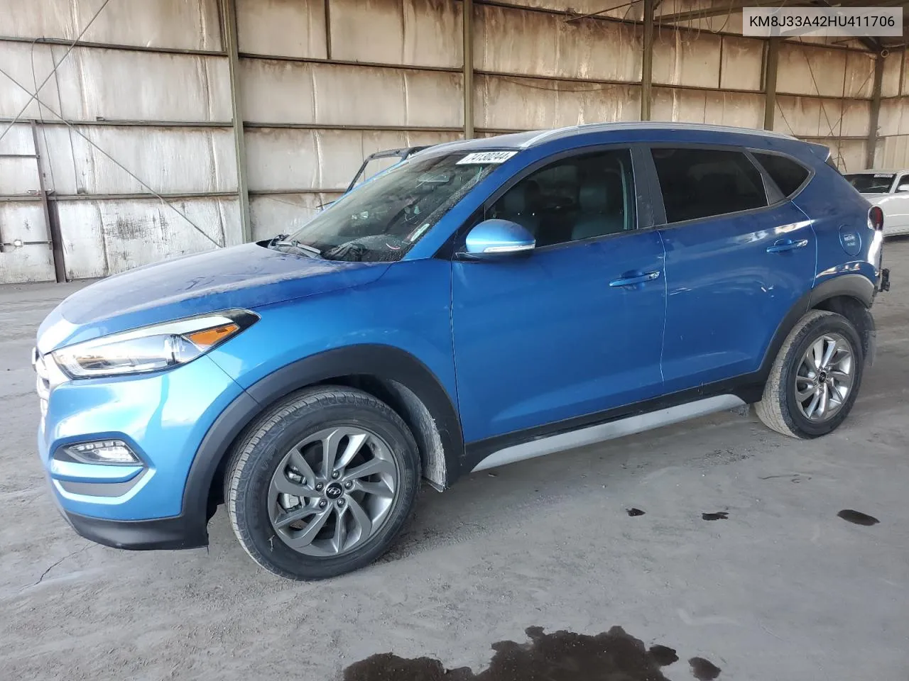 2017 Hyundai Tucson Limited VIN: KM8J33A42HU411706 Lot: 74130244