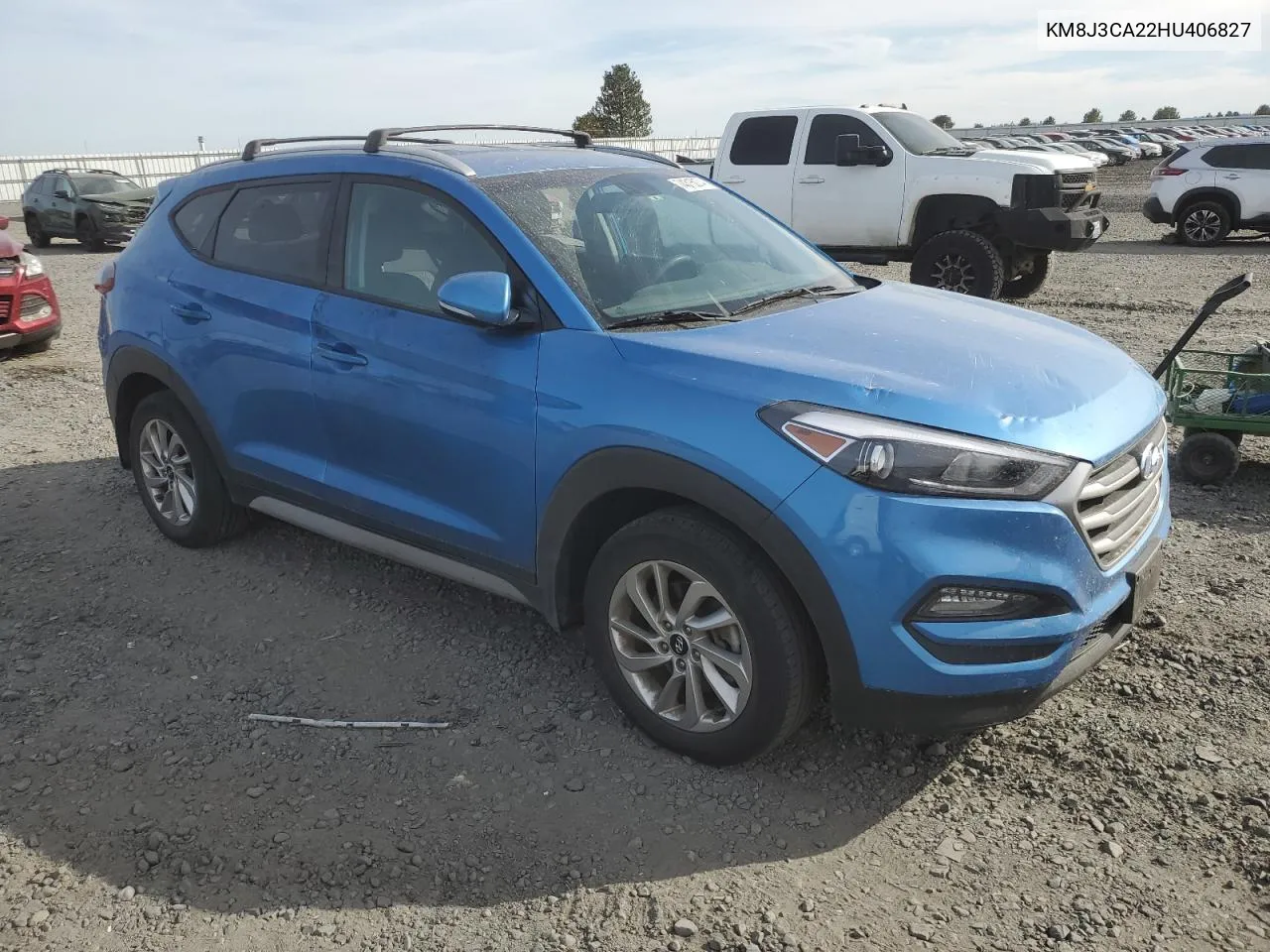 2017 Hyundai Tucson Limited VIN: KM8J3CA22HU406827 Lot: 74315074