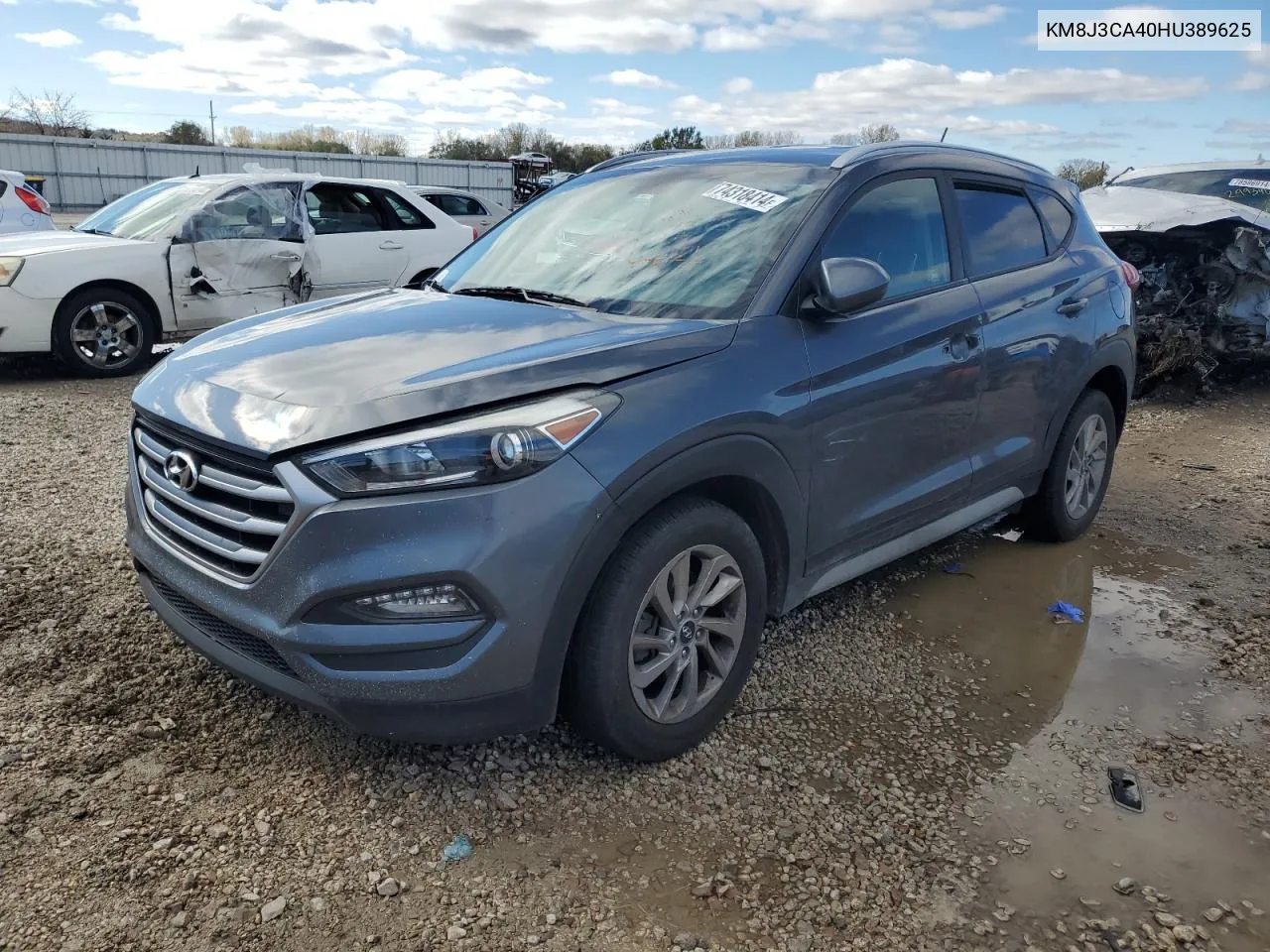 2017 Hyundai Tucson Limited VIN: KM8J3CA40HU389625 Lot: 74318414