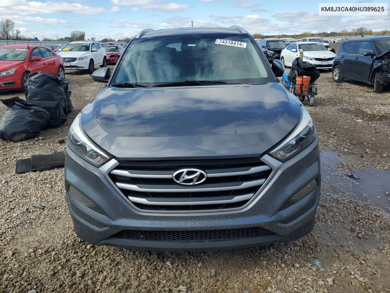 2017 Hyundai Tucson Limited VIN: KM8J3CA40HU389625 Lot: 74318414