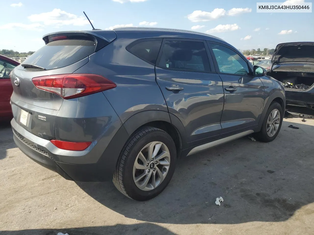 KM8J3CA43HU350446 2017 Hyundai Tucson Limited