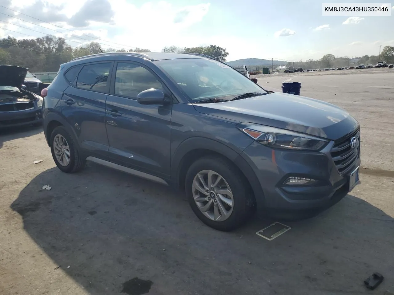 2017 Hyundai Tucson Limited VIN: KM8J3CA43HU350446 Lot: 74480544