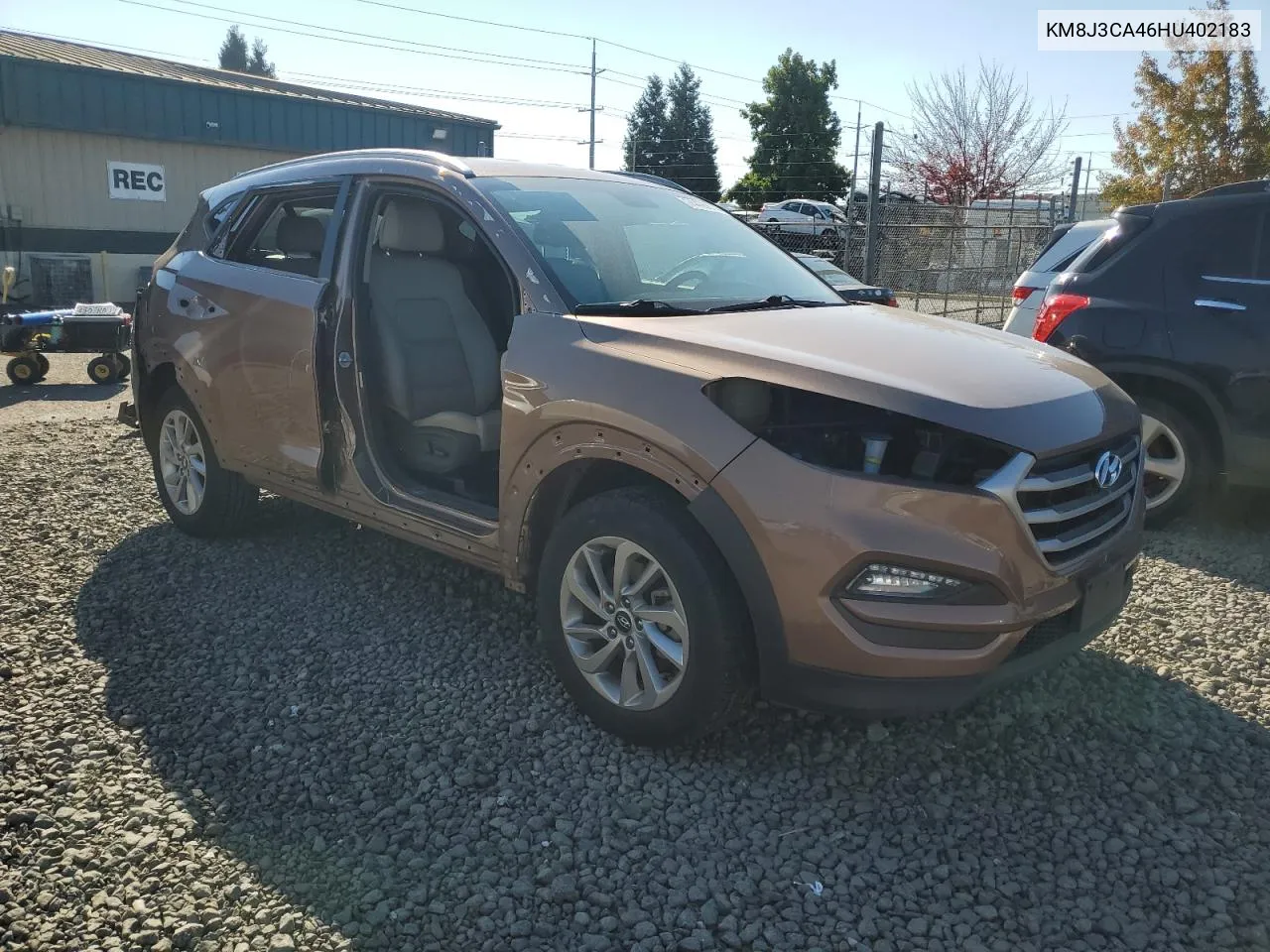 2017 Hyundai Tucson Limited VIN: KM8J3CA46HU402183 Lot: 74495674