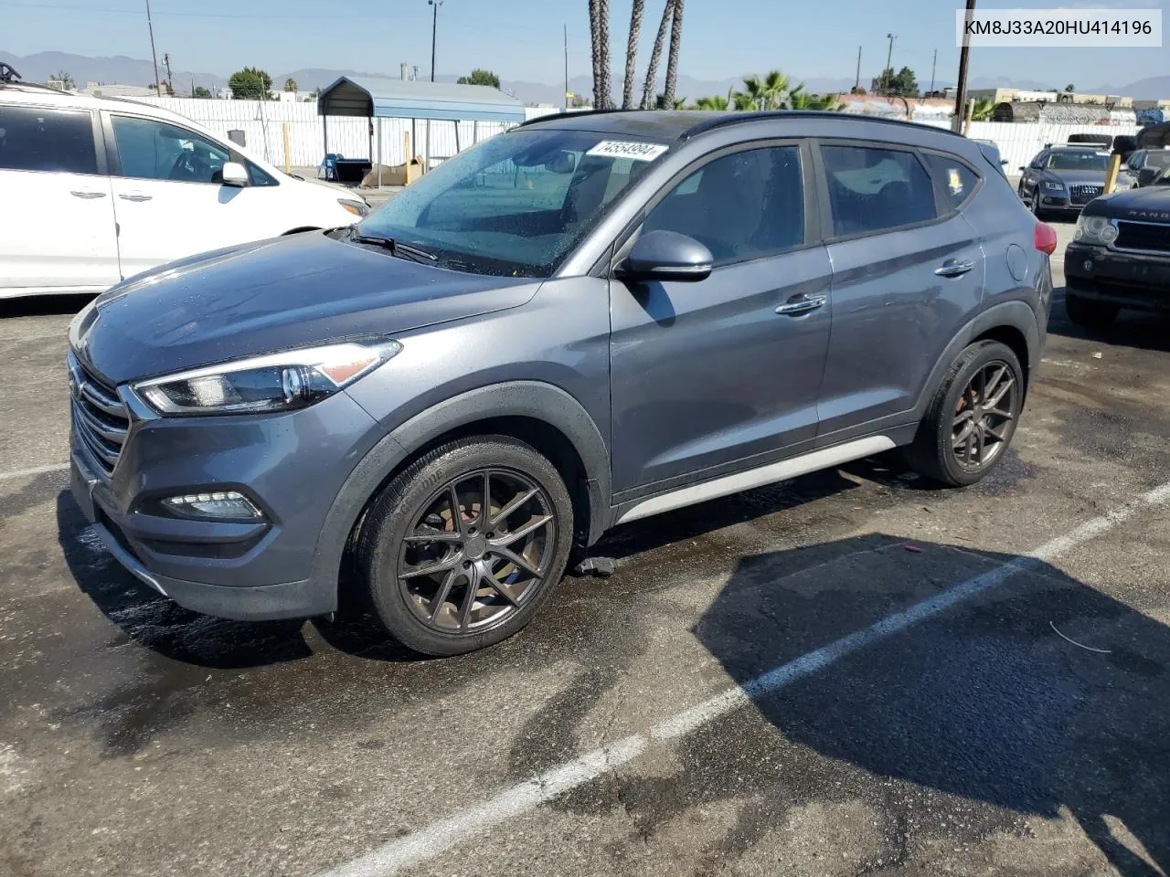 2017 Hyundai Tucson Limited VIN: KM8J33A20HU414196 Lot: 74554994