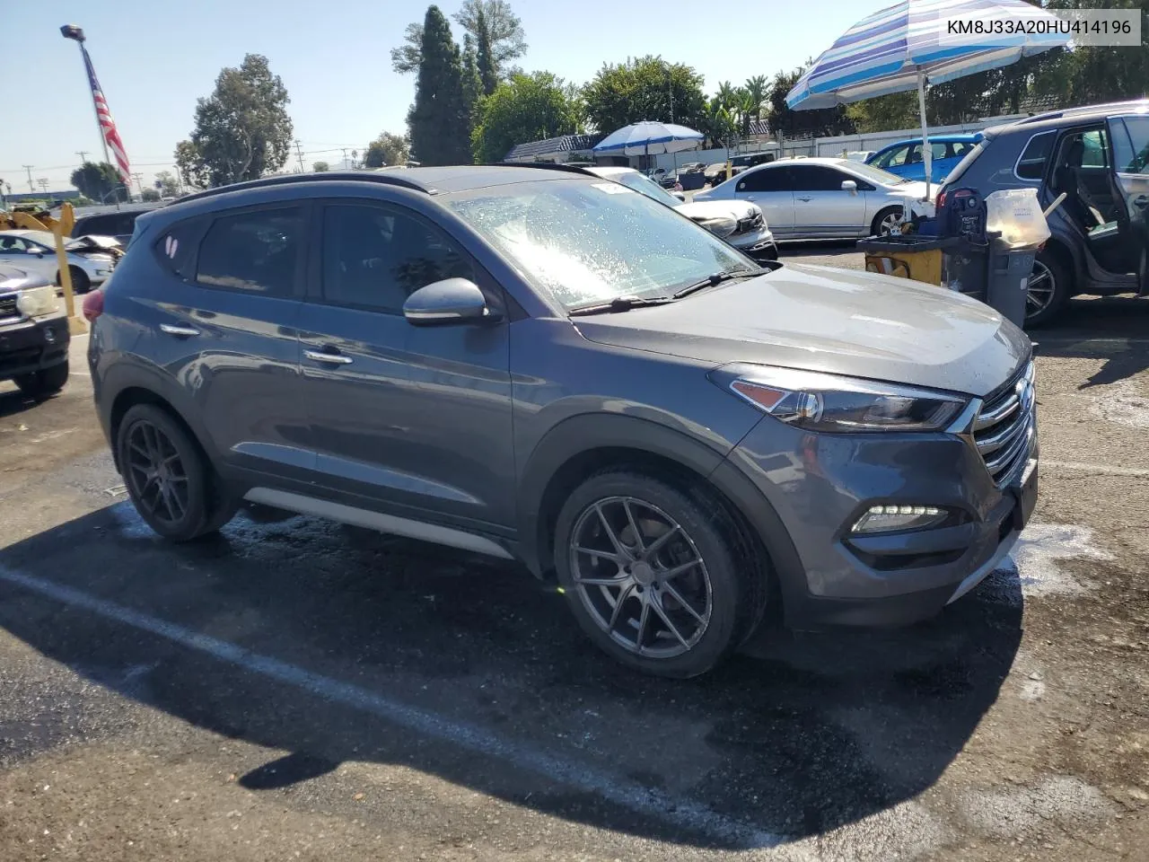 2017 Hyundai Tucson Limited VIN: KM8J33A20HU414196 Lot: 74554994