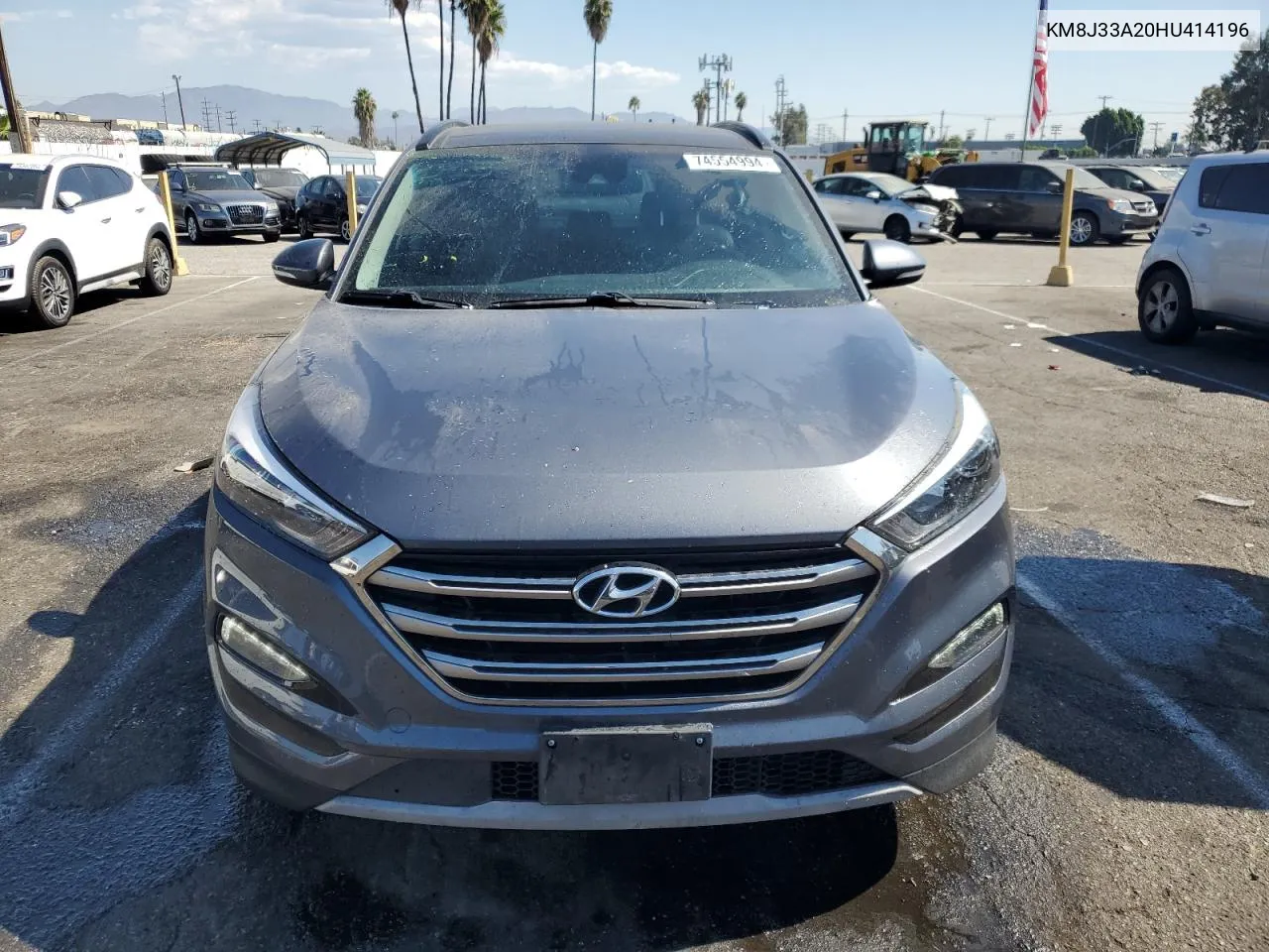 2017 Hyundai Tucson Limited VIN: KM8J33A20HU414196 Lot: 74554994