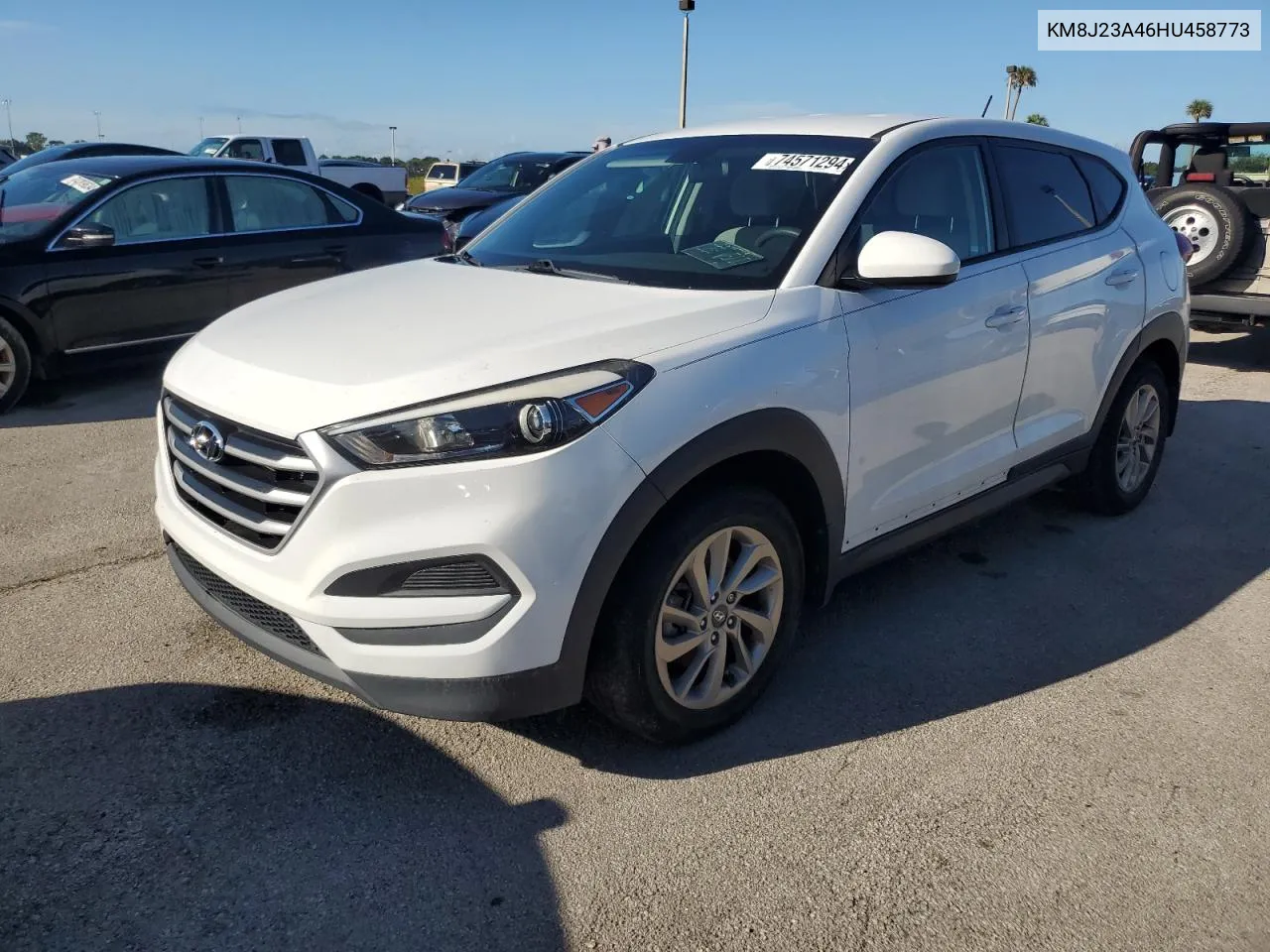 2017 Hyundai Tucson Se VIN: KM8J23A46HU458773 Lot: 74571294