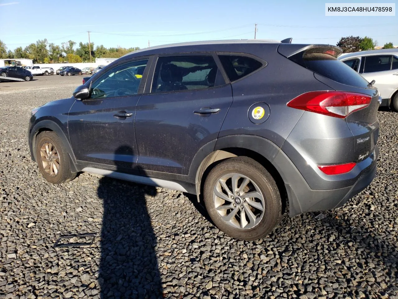 2017 Hyundai Tucson Limited VIN: KM8J3CA48HU478598 Lot: 74585094