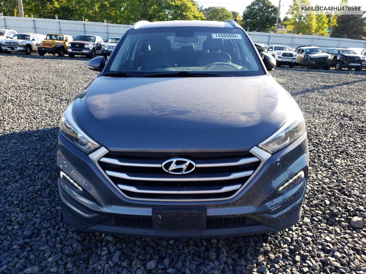 2017 Hyundai Tucson Limited VIN: KM8J3CA48HU478598 Lot: 74585094