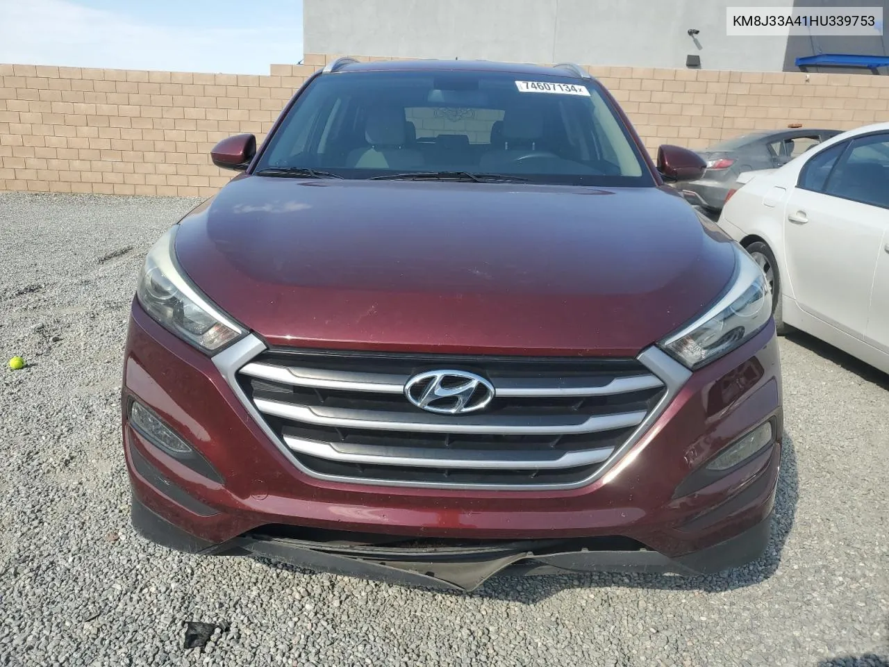 2017 Hyundai Tucson Limited VIN: KM8J33A41HU339753 Lot: 74607134