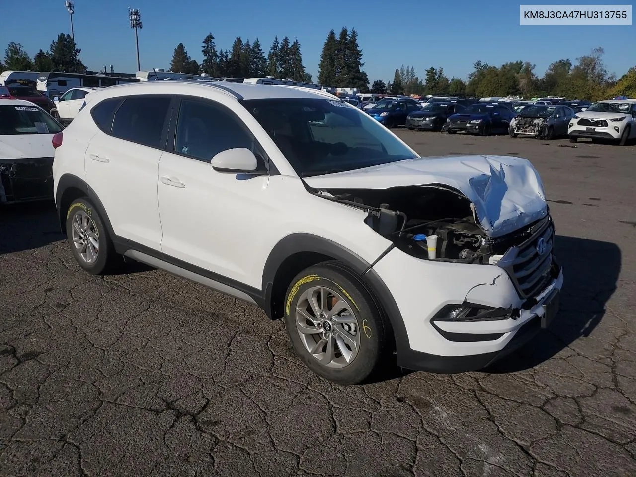 2017 Hyundai Tucson Limited VIN: KM8J3CA47HU313755 Lot: 74759104