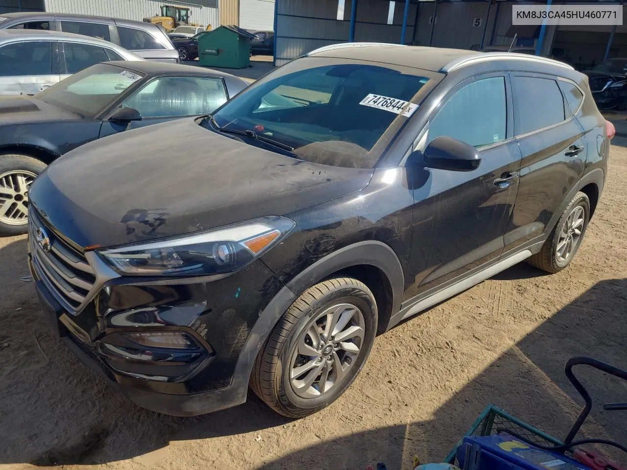 2017 Hyundai Tucson Limited VIN: KM8J3CA45HU460771 Lot: 74768444