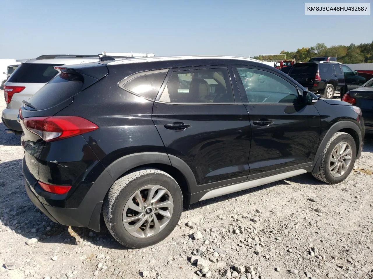 2017 Hyundai Tucson Limited VIN: KM8J3CA48HU432687 Lot: 74809354