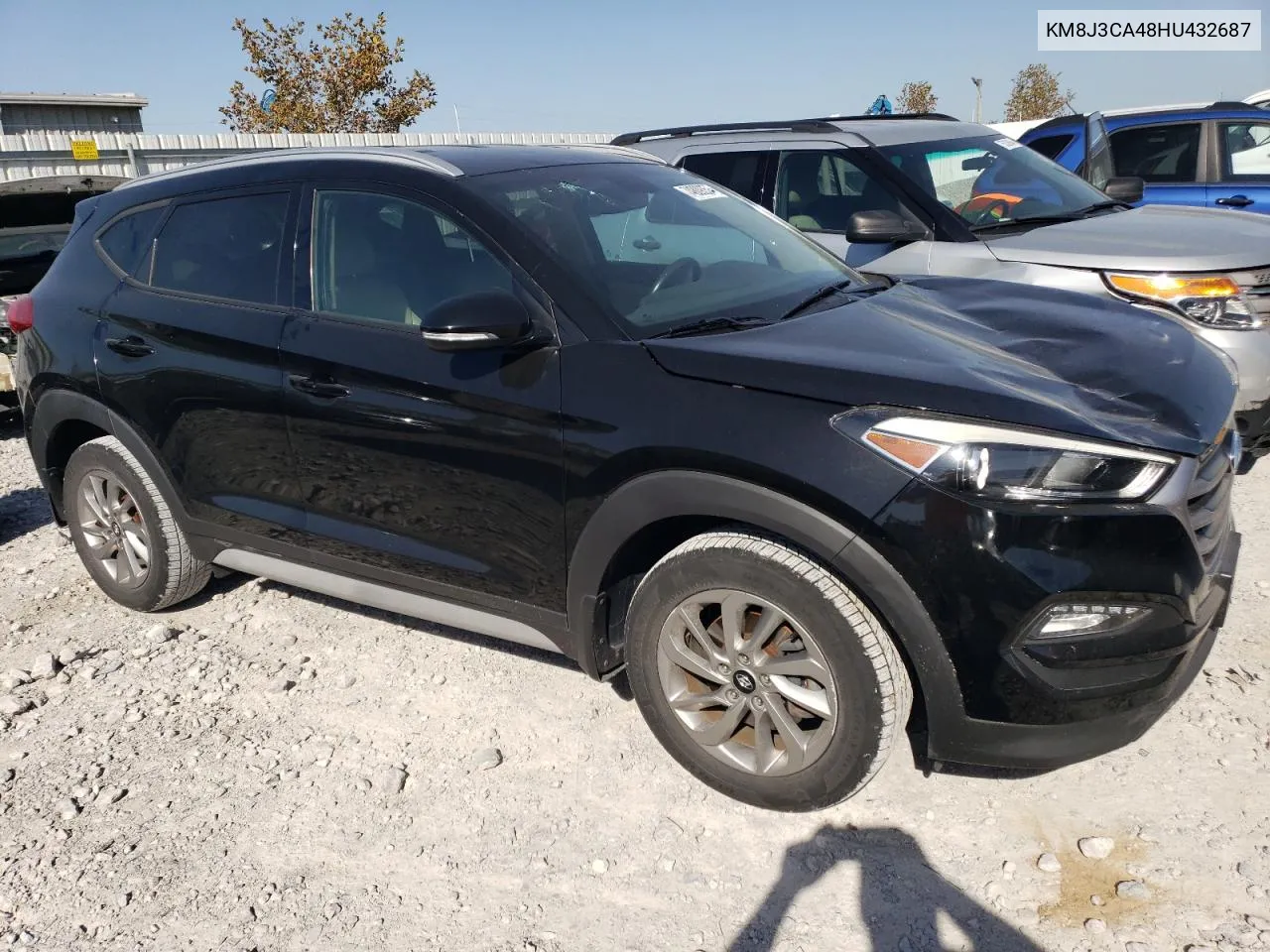 2017 Hyundai Tucson Limited VIN: KM8J3CA48HU432687 Lot: 74809354