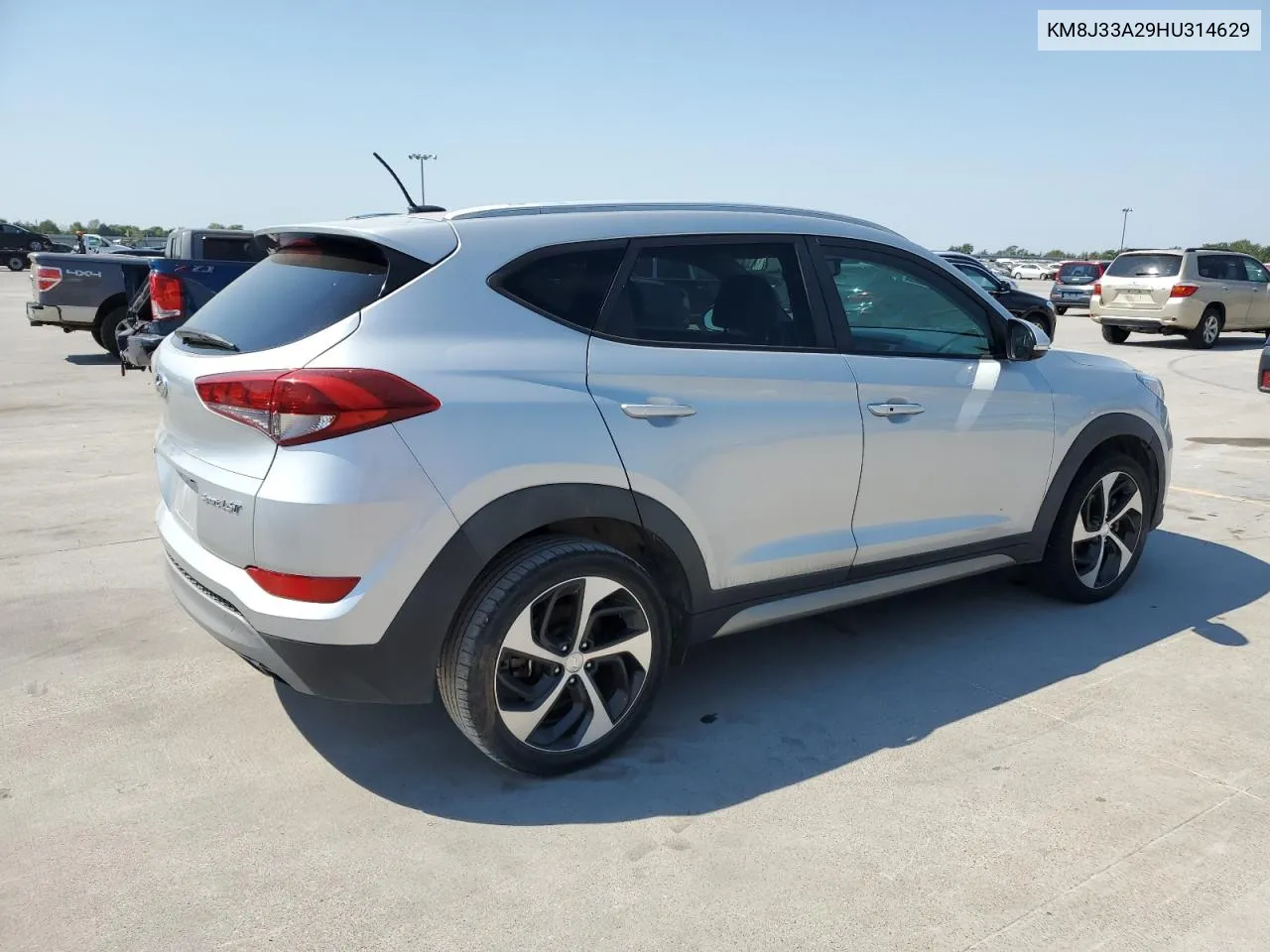 2017 Hyundai Tucson Limited VIN: KM8J33A29HU314629 Lot: 74820764