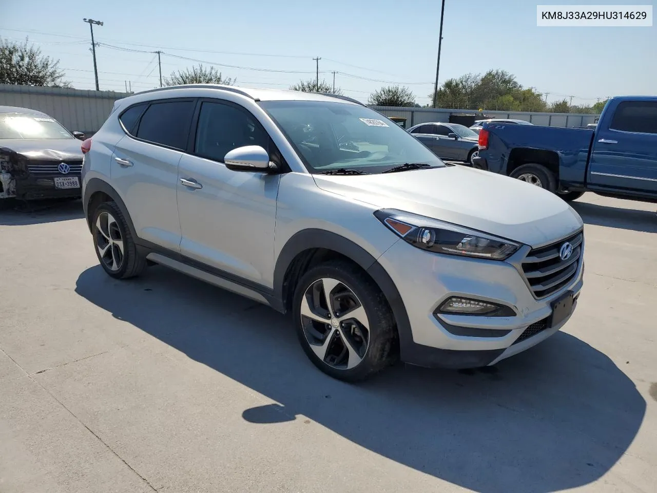 2017 Hyundai Tucson Limited VIN: KM8J33A29HU314629 Lot: 74820764