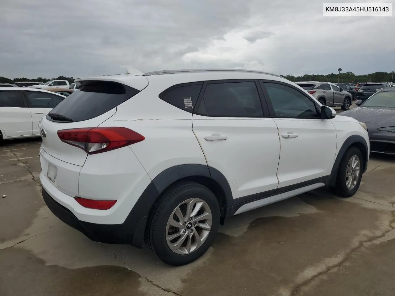 2017 Hyundai Tucson Limited VIN: KM8J33A45HU516143 Lot: 74839124