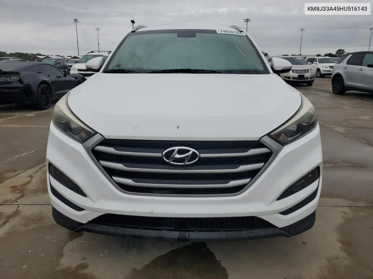 2017 Hyundai Tucson Limited VIN: KM8J33A45HU516143 Lot: 74839124