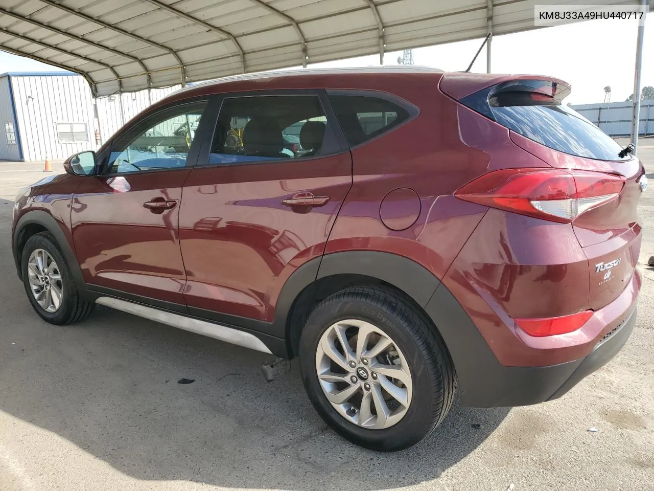 2017 Hyundai Tucson Limited VIN: KM8J33A49HU440717 Lot: 74944144