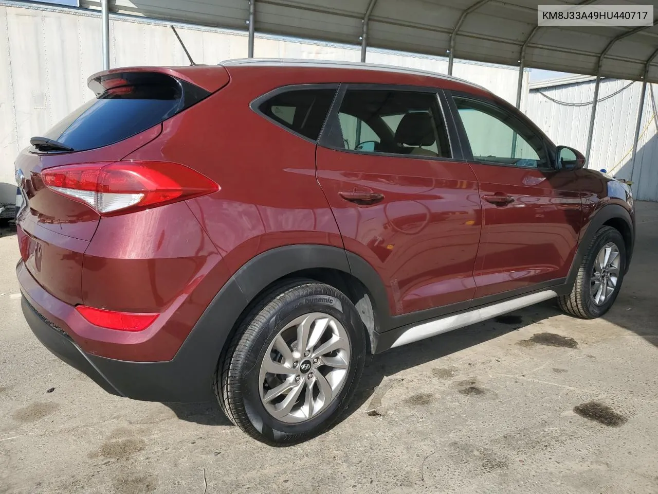 2017 Hyundai Tucson Limited VIN: KM8J33A49HU440717 Lot: 74944144