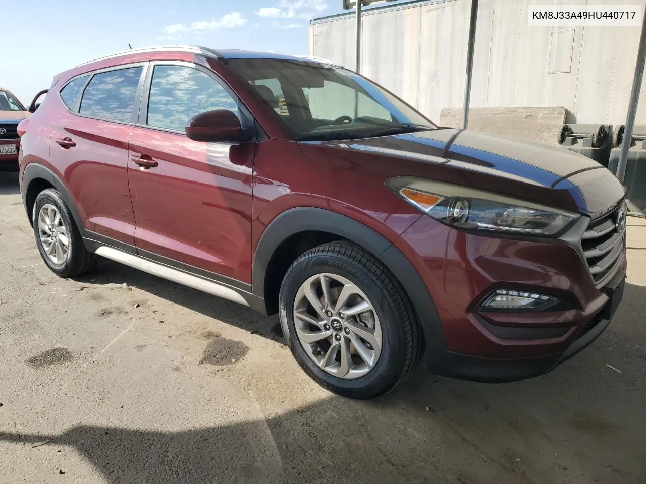 2017 Hyundai Tucson Limited VIN: KM8J33A49HU440717 Lot: 74944144