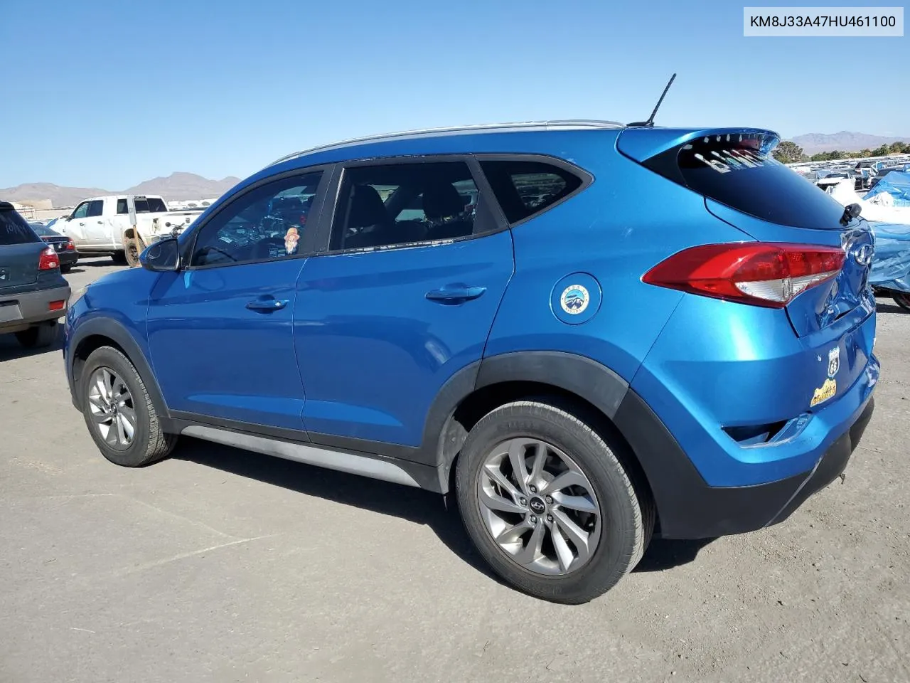 2017 Hyundai Tucson Limited VIN: KM8J33A47HU461100 Lot: 74947074