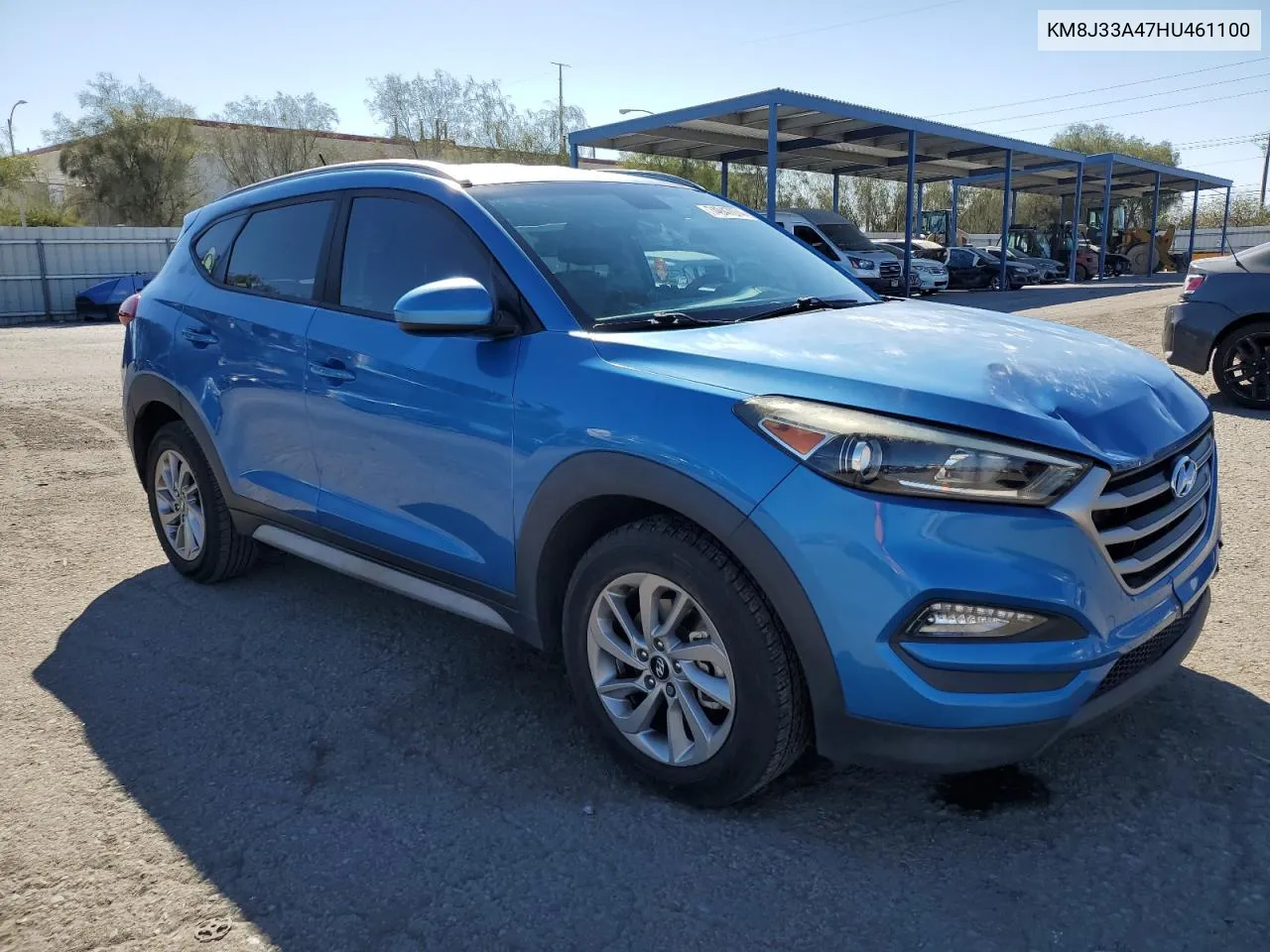 2017 Hyundai Tucson Limited VIN: KM8J33A47HU461100 Lot: 74947074