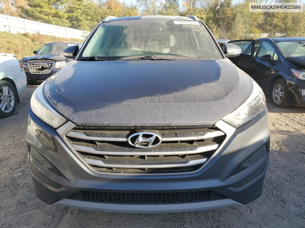 2017 Hyundai Tucson Limited VIN: KM8J3CA29HU422586 Lot: 74954314