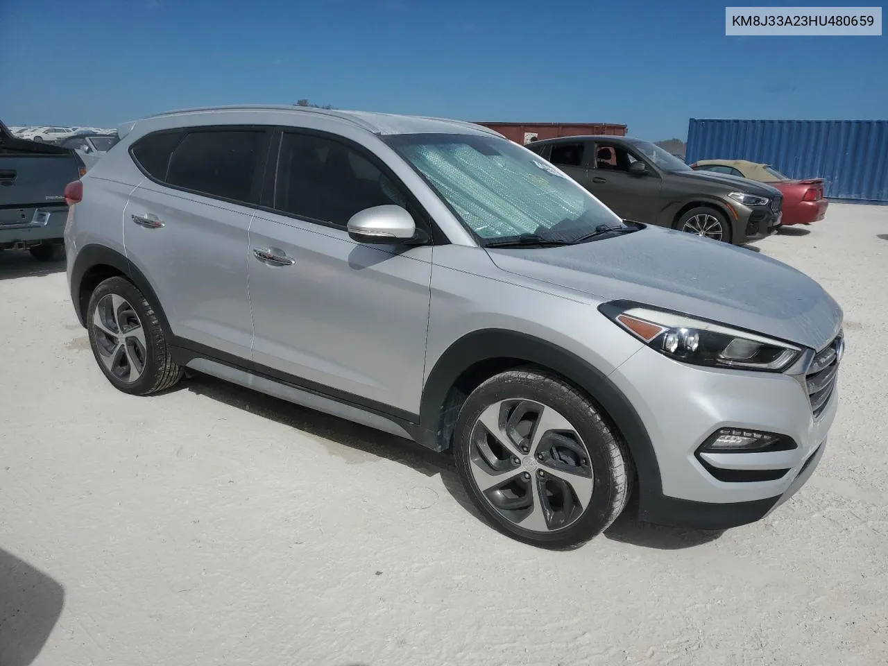 2017 Hyundai Tucson Limited VIN: KM8J33A23HU480659 Lot: 74957164