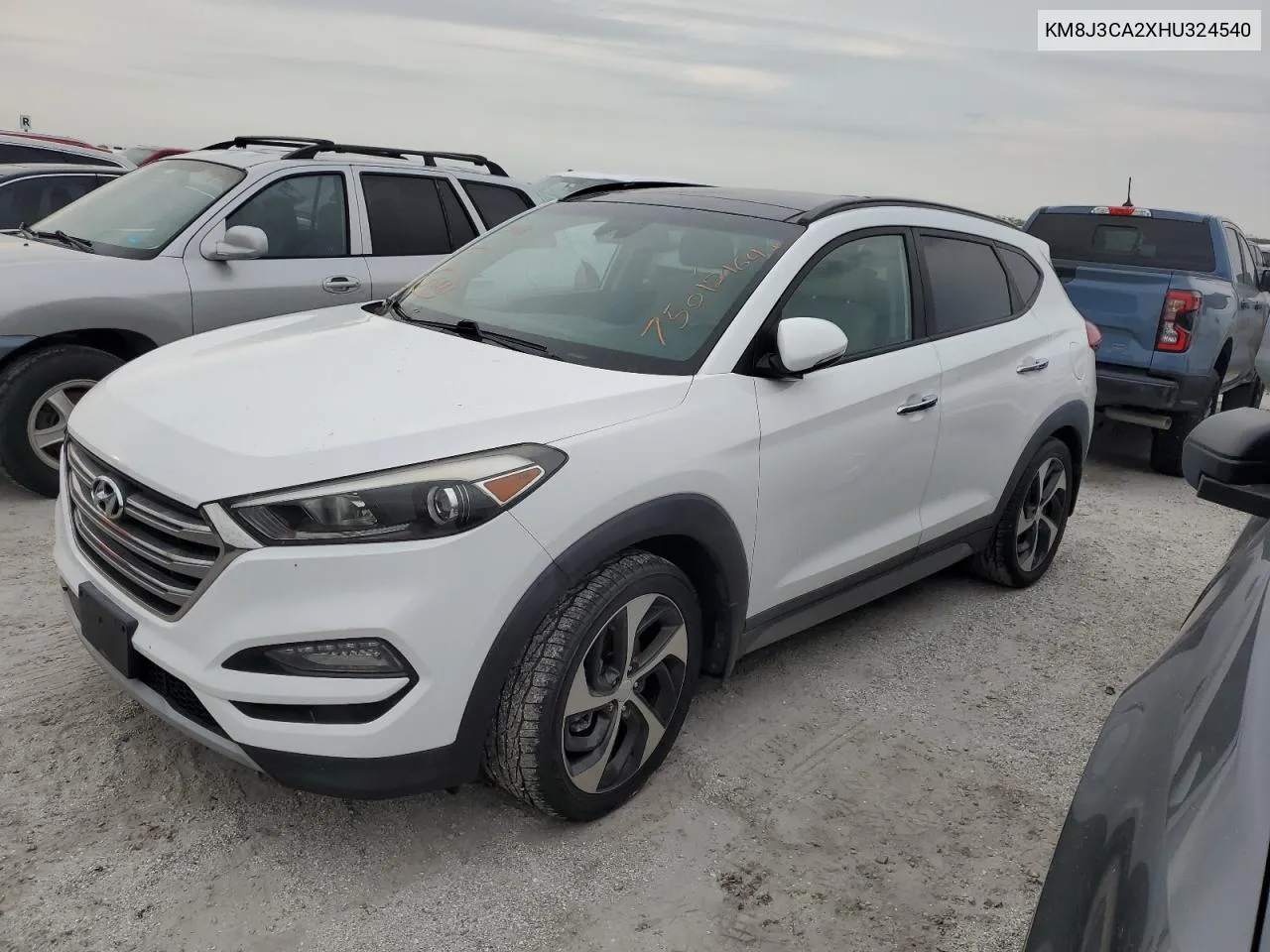 2017 Hyundai Tucson Limited VIN: KM8J3CA2XHU324540 Lot: 75012164