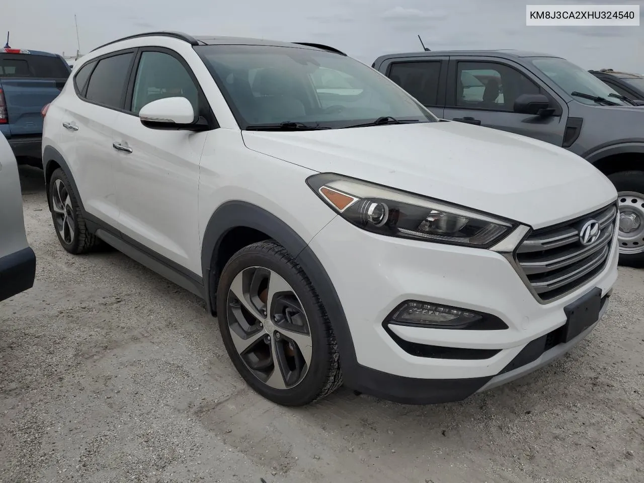 2017 Hyundai Tucson Limited VIN: KM8J3CA2XHU324540 Lot: 75012164