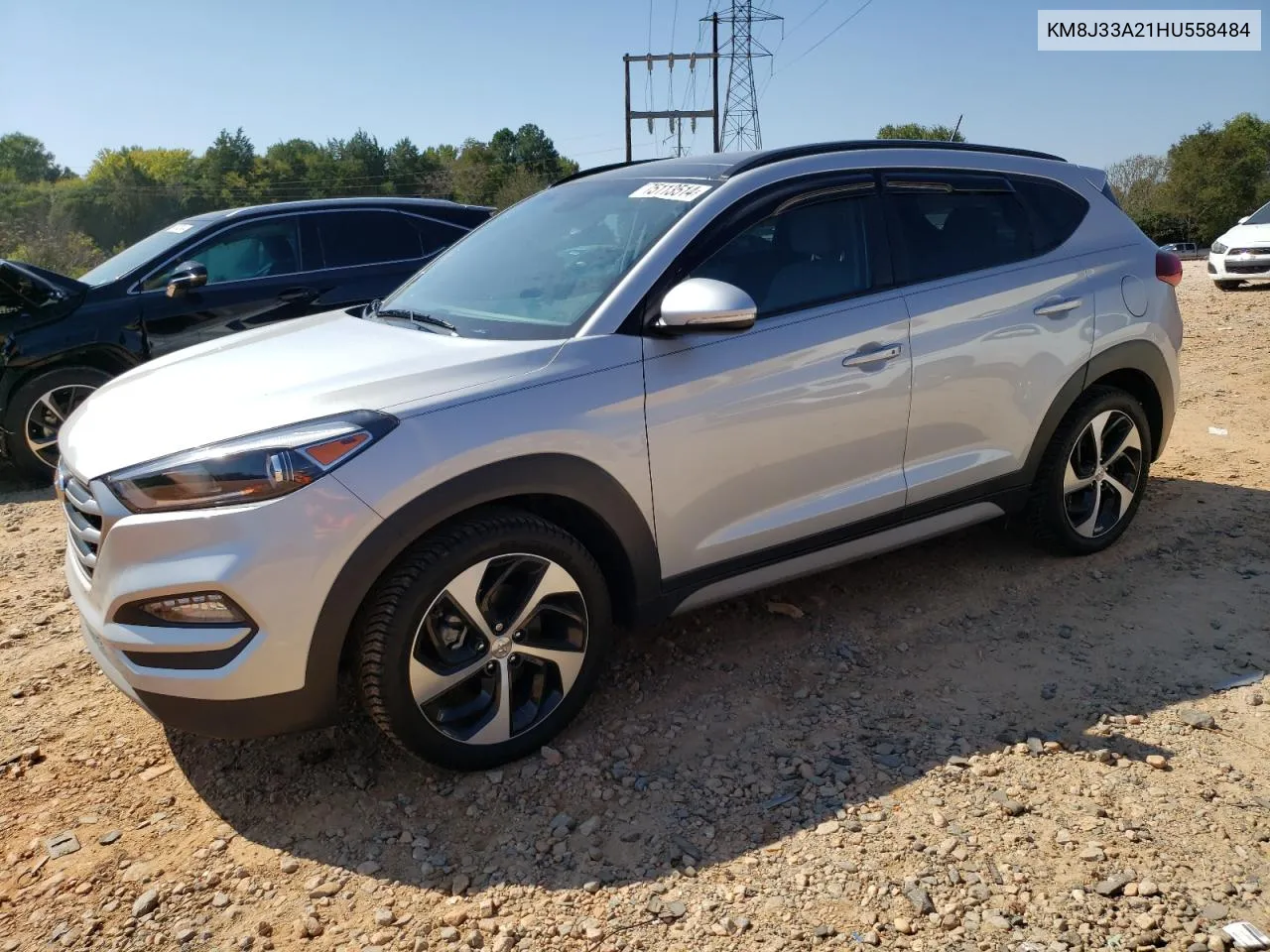 2017 Hyundai Tucson Limited VIN: KM8J33A21HU558484 Lot: 75113514