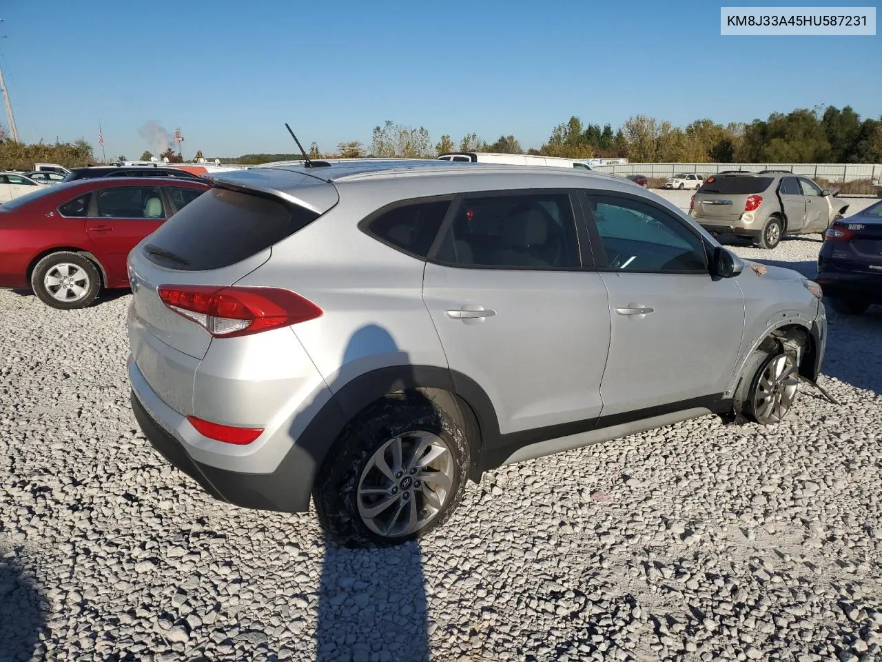 2017 Hyundai Tucson Limited VIN: KM8J33A45HU587231 Lot: 75212004