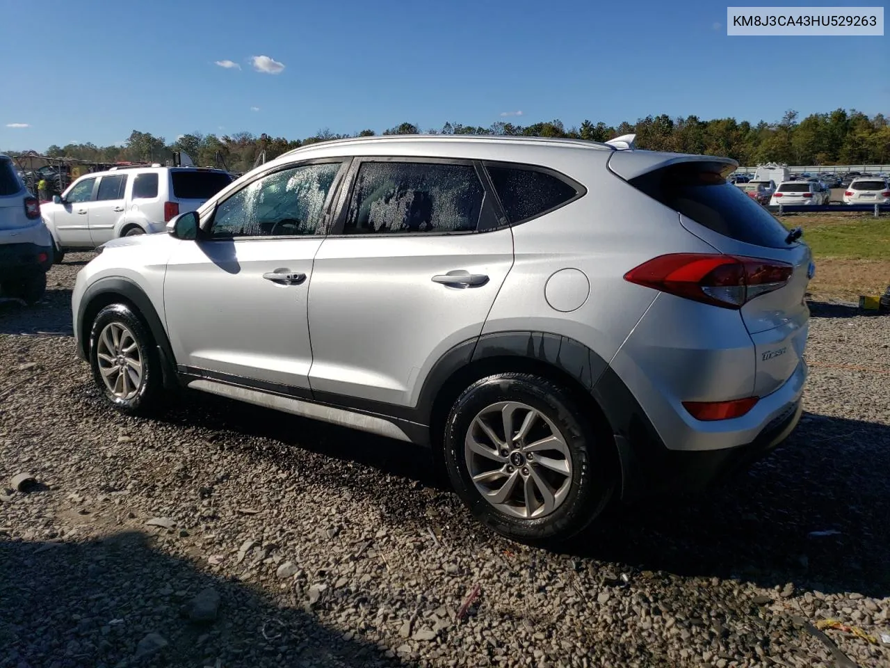 2017 Hyundai Tucson Limited VIN: KM8J3CA43HU529263 Lot: 75214454