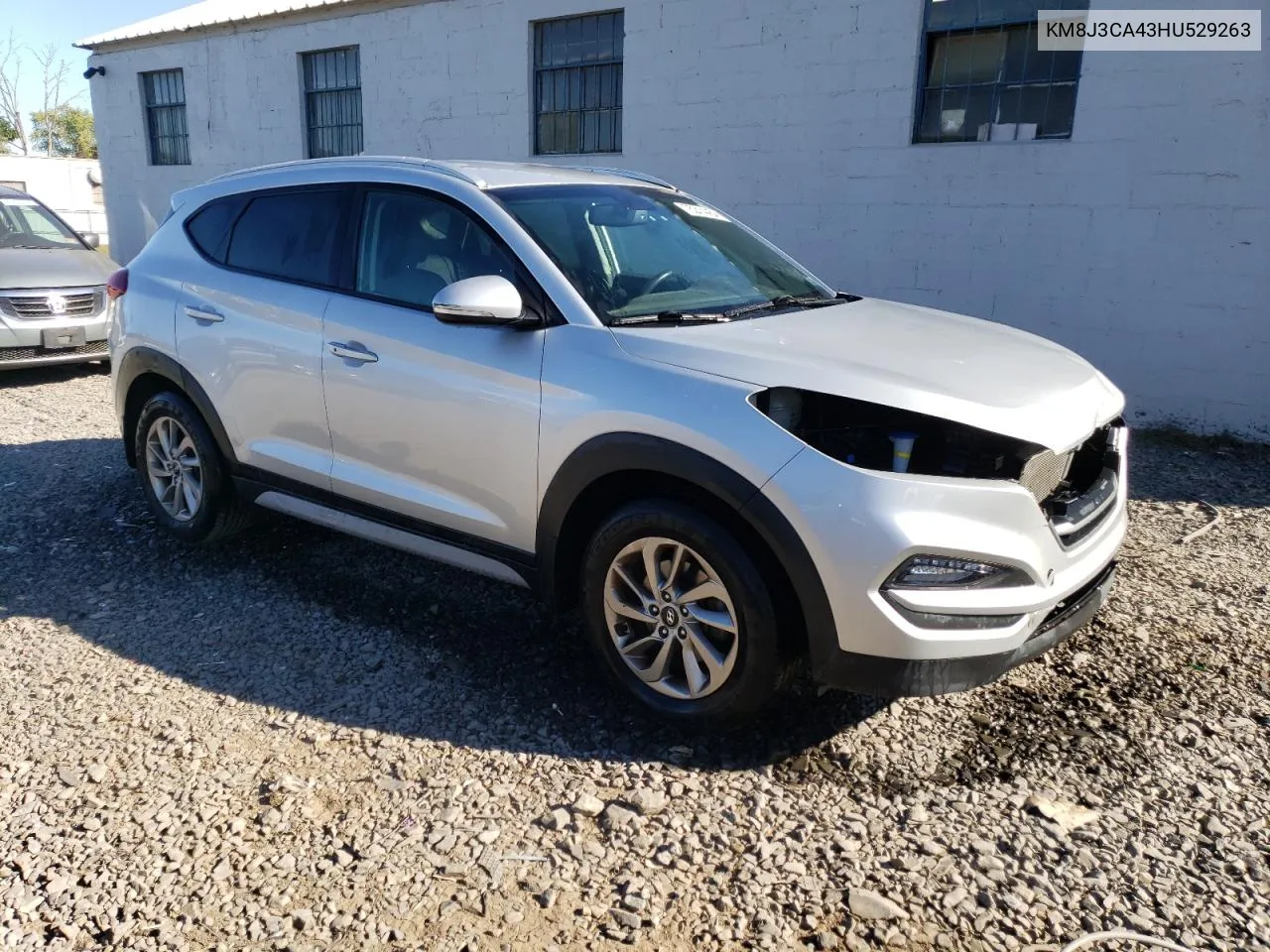 2017 Hyundai Tucson Limited VIN: KM8J3CA43HU529263 Lot: 75214454